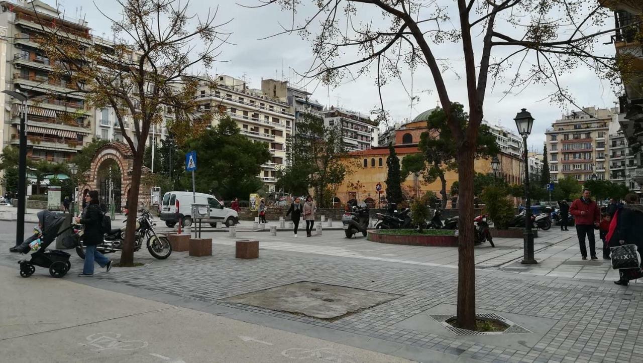 Ferienwohnung Agia Sofia'S Down Town Flat Thessaloniki Exterior foto